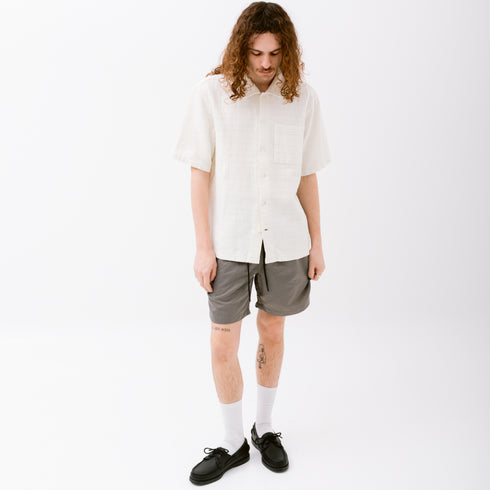 Hello Sunflower Spacey SS Shirt Off White 10 1187 Fit Front Degli Uberti